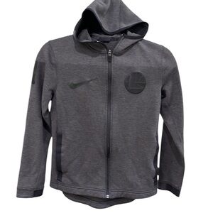 Golden State Warriors Nike Tech Fleece Full Zip Jacket Youth SZ M Grey Black